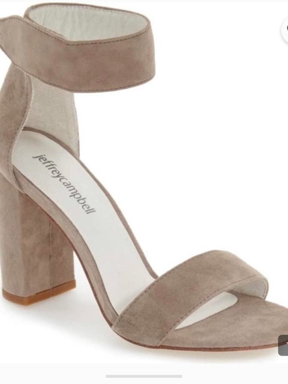 Jeffrey Campbell Nude Suede Heels Size 7